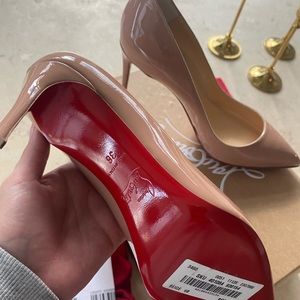 Size 36 nude Christian Louboutin